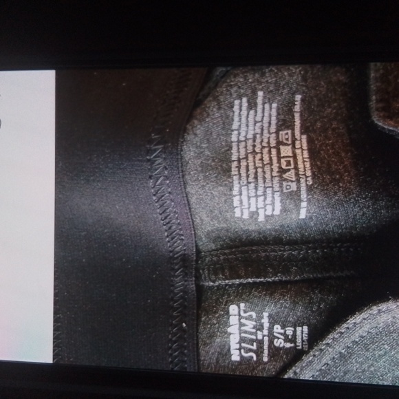 NWT Nygard Slims knit & faux leather moto leggings - Picture 4 of 6